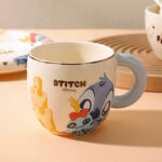 ⁦Luxurious Set Of 5pcs Disney Orignal - Ceramic Dinnerware with Portable Gift Box - Stitch⁩ - الصورة ⁦8⁩