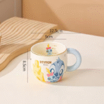 ⁦Luxurious Set Of 5pcs Disney Orignal - Ceramic Dinnerware with Portable Gift Box - Stitch⁩ - الصورة ⁦7⁩