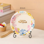 ⁦Luxurious Set Of 5pcs Disney Orignal - Ceramic Dinnerware with Portable Gift Box - Stitch⁩ - الصورة ⁦13⁩
