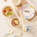 ⁦Luxurious Set Of 5pcs Disney Orignal - Ceramic Dinnerware with Portable Gift Box - Stitch⁩ - الصورة ⁦14⁩