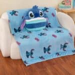 ⁦Cushion & Blanket 2-in1 - Fur Pillow Padded Fluffy Soft - Stitch⁩ - الصورة ⁦2⁩