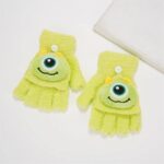 ⁦Fluffy Winter Gloves For Kid's - Korty el bo3bo3⁩ - الصورة ⁦3⁩