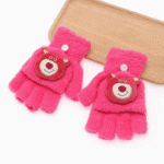 Fluffy Winter Gloves For Kid's - Lotso