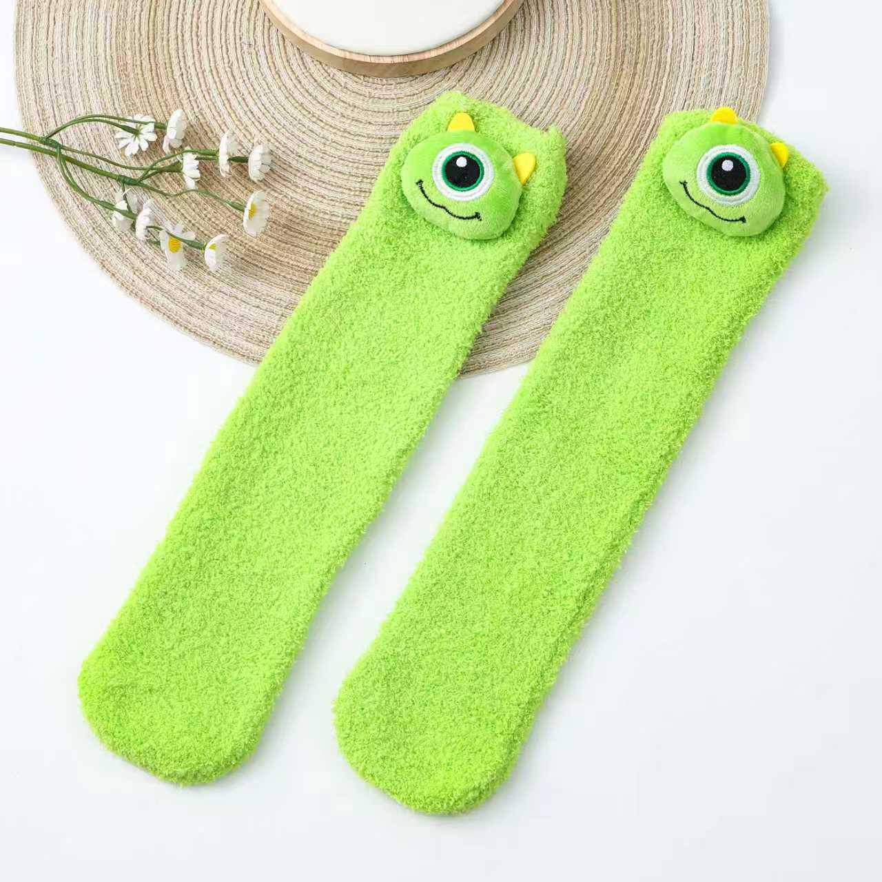 169 1Pair Long Socks Winter (Thick Warm) - Korty el bo3bo3 - الصورة 1