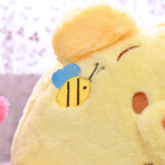 ⁦Cushion & Blanket 2-in1 - Fur Pillow Padded Fluffy Soft - Pooh⁩ - الصورة ⁦6⁩
