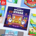 Coloring Book Cozy & Comfy - Spooky Hygge