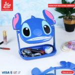 Desktop Rotating Mirror - Stitch Blue
