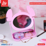 ⁦Desktop Rotating Mirror - Stitch Pink⁩ - الصورة ⁦2⁩