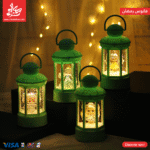 ⁦1Pc Random Lighting Acrylic Lantern - Medium Mint⁩ - الصورة ⁦2⁩