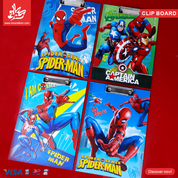 1Pc Random Clip Board - Spider Man
