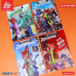 1Pc Random Clip Board - Zootopia