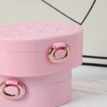⁦1Pc Random - Portable Mini Box Jewelry Storage Box - Grid Pattern⁩ - الصورة ⁦6⁩