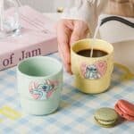⁦Set of 4 Pcs Ceramic Mug 200ml Disney Orignal - Stitch⁩ - الصورة ⁦7⁩