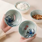 ⁦Set of 4 Pcs Ceramic Bowls 350ml Disney Orignal - Stitch⁩ - الصورة ⁦8⁩