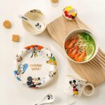 ⁦Luxurious Set Of 5pcs Disney Orignal - Ceramic Dinnerware with Portable Gift Box - Mickey AND Friends⁩ - الصورة ⁦7⁩