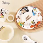 ⁦Luxurious Set Of 5pcs Disney Orignal - Ceramic Dinnerware with Portable Gift Box - Mickey AND Friends⁩ - الصورة ⁦8⁩