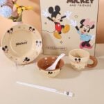 ⁦Set Of 5pcs Disney Orignal - Ceramic Cutlery - Mickey Mouse⁩ - الصورة ⁦2⁩