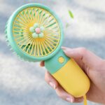 ⁦Hand Stand Fan & Holder - Green⁩ - الصورة ⁦2⁩