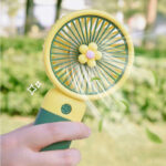 ⁦Hand Stand Fan & Holder - Green⁩ - الصورة ⁦5⁩