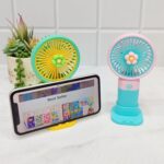⁦Hand Stand Fan & Holder - Green⁩ - الصورة ⁦8⁩