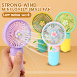 ⁦Hand Stand Fan & Holder - Green⁩ - الصورة ⁦10⁩