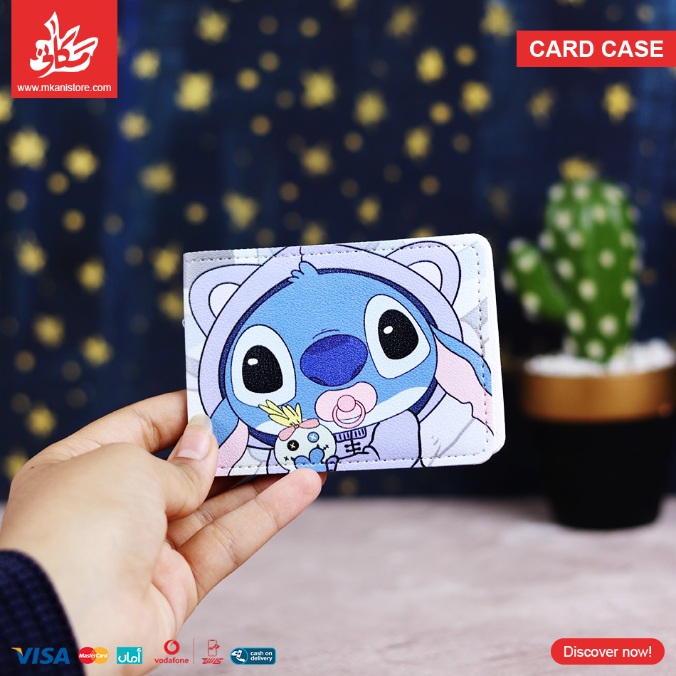 409768 Leather Card Case - Stitch Happy - الصورة 1