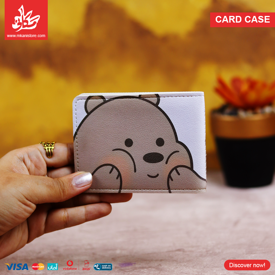 409796 Leather Card Case - Grizz - الصورة 1