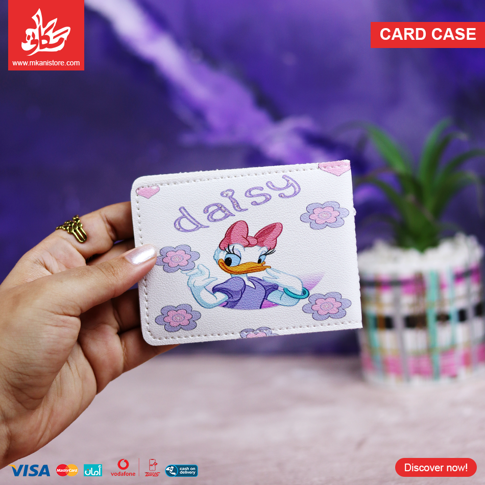 409802 Leather Card Case - Daisy Duck - Floral - الصورة 1