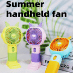 ⁦Hand Stand Fan Cat - Yellow Green⁩ - الصورة ⁦8⁩