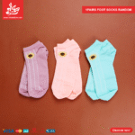 ⁦1Pairs Foot Socks Random – Solid Sun Flower⁩ - الصورة ⁦2⁩
