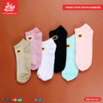 1Pairs Foot Socks Random – Solid Sun Flower