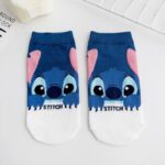 ⁦1Pairs Foot Socks Random – Stitch 2⁩ - الصورة ⁦3⁩