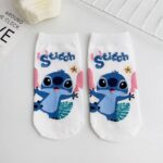 ⁦1Pairs Foot Socks Random – Stitch 2⁩ - الصورة ⁦5⁩
