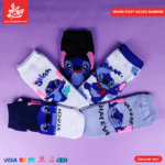⁦1Pairs Foot Socks Random – Stitch 2⁩ - الصورة ⁦9⁩