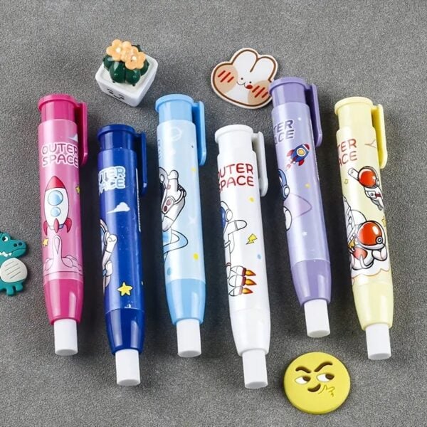 Retractable Eraser Mechanical Eraser Pen - Space