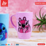 ⁦Painted Mug - Stitch⁩ - الصورة ⁦4⁩