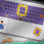 Key Board Stickers - Friends