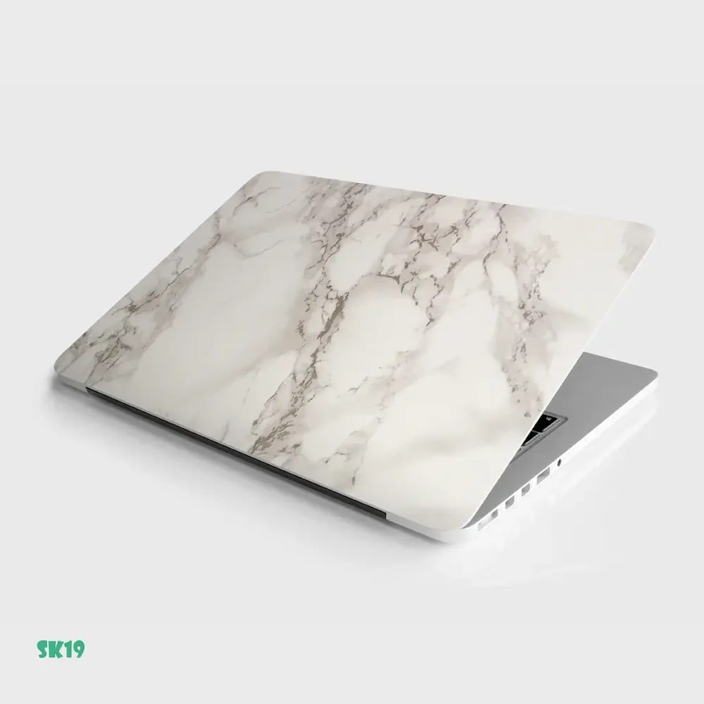 418902 Laptop Skin - White Marble - الصورة 1