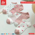 1Pairs Foot Socks Random – Kashmir Strawberry
