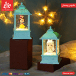 ⁦1Pc Random Lighting Acrylic Lantern - Large Mint⁩ - الصورة ⁦2⁩