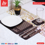 ⁦طقم تقديم الطعام - بني⁩ - الصورة ⁦2⁩