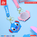 ⁦1Pc Random - 3D Silicone Key Mirror - Stitch⁩ - الصورة ⁦2⁩