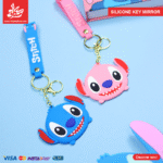 1Pc Random - 3D Silicone Key Mirror - Stitch