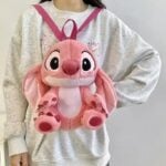 Back Bag 3D - Stitch Pink