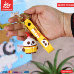 ⁦Silicone Keychain  – 3 Bears - Orange⁩ - الصورة ⁦2⁩