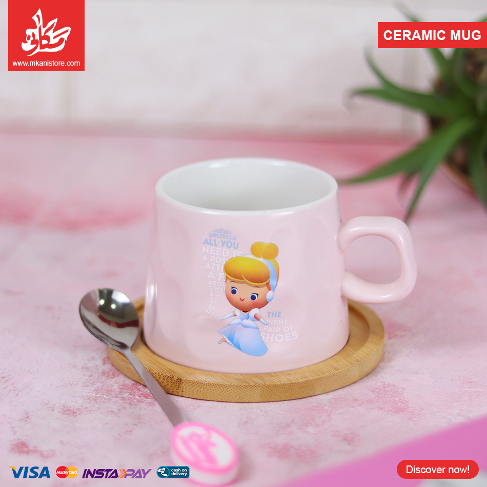 426447 3pc Ceramic Mug – Cinderella - الصورة 1