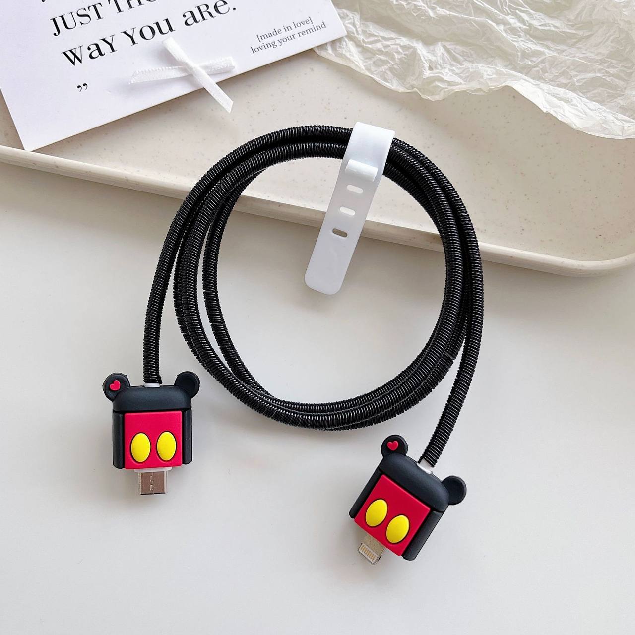 426490 Protection Cable Case – For iPhone & Android - Mickey - الصورة 1