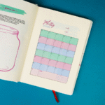 ⁦Marble Notebook Baby Blue⁩ - الصورة ⁦13⁩