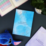 Marble Notebook Baby Blue