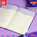 ⁦Notebook Marble Purple⁩ - الصورة ⁦3⁩